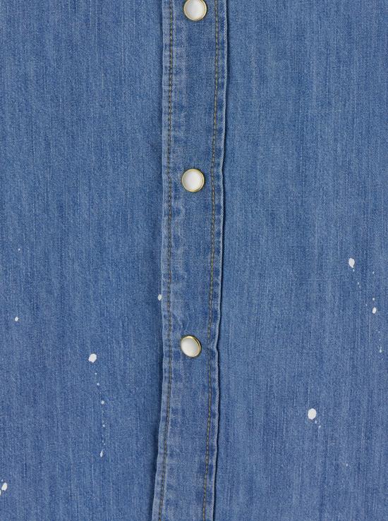 25SS 토니웩 데님 셔츠 BE12SH19WASHEDBLUE Light blue - TONYWACK