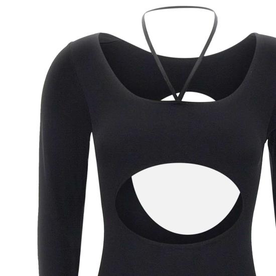 25SS 안드레아 아다모 점프수트 PS25525300 004 Black - ANDREA ADAMO