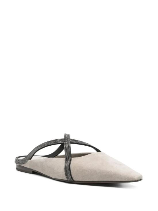 25SS 브루넬로 쿠치넬리 플랫 슈즈 MZSFC2970 C5859 ICE - BRUNELLO CUCINELLI