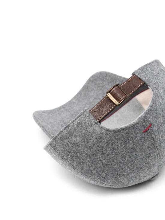  브루넬로 쿠치넬리 모자 M038P9850CGQ69 grey - BRUNELLO CUCINELLI