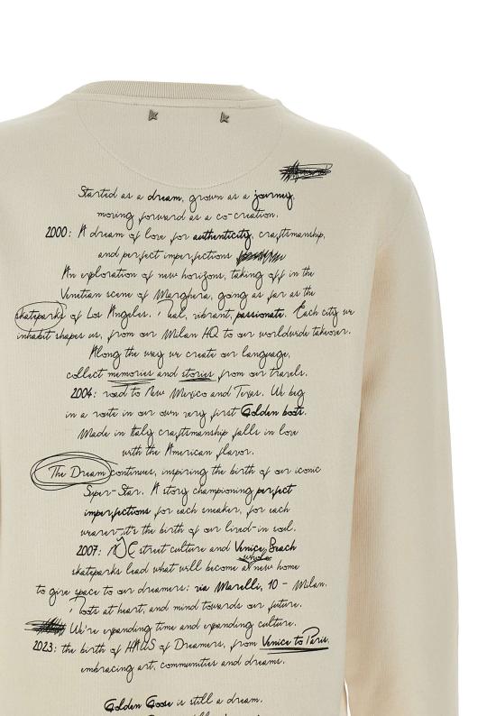 25SS 골든구스 긴팔 티셔츠 GWP01223 P00189411421 White - GOLDEN GOOSE