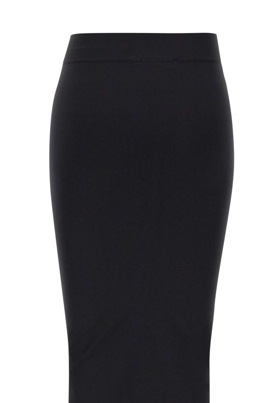 25SS 안드레아 아다모 미디 스커트 PS25254300 004 Black - ANDREA ADAMO