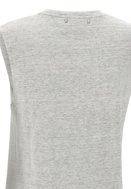 25SS 골든구스 민소매 티셔츠 GWP02187 P00188660269 Grey - GOLDEN GOOSE