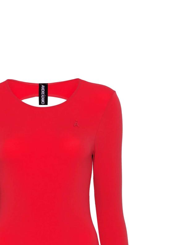 25SS 안드레아 아다모 바디수트 티셔츠 PS25464300 MASAI Red - ANDREA ADAMO