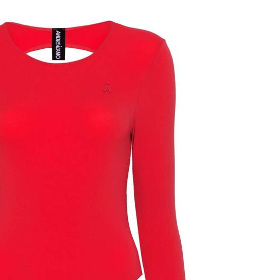 25SS 안드레아 아다모 바디수트 티셔츠 PS25464300 MASAI Red - ANDREA ADAMO