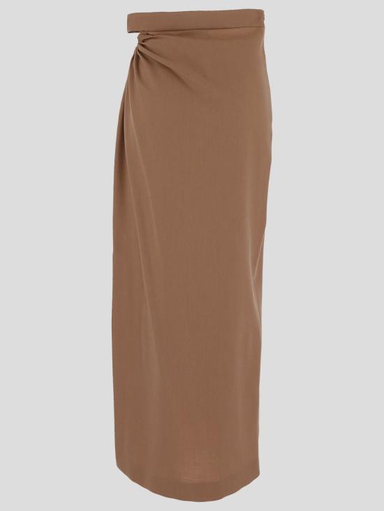 25SS 막스마라 스커트 2511101123600 267007 Brown - MAX MARA