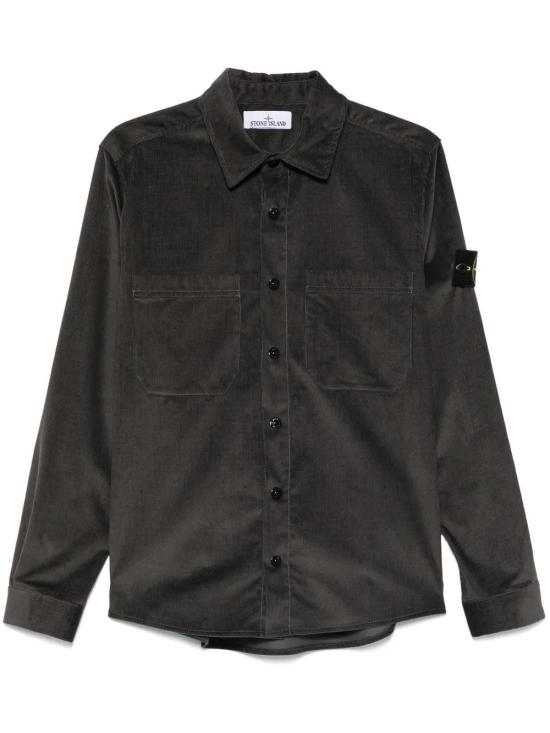  스톤 아일랜드 긴팔 셔츠 K1S151200113S0144 anthracite