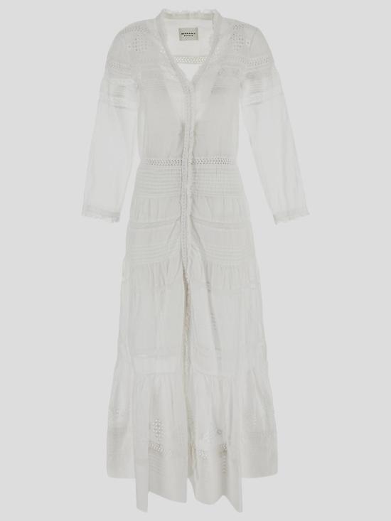 25SS 이자벨마랑에뚜왈 롱 원피스 RO0723FA C1J15E20WH White