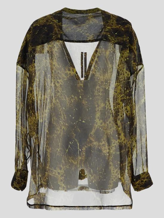 25SS 릭 오웬스 셔츠 RP01E7244 SP13209 ACID BLACK - RICK OWENS