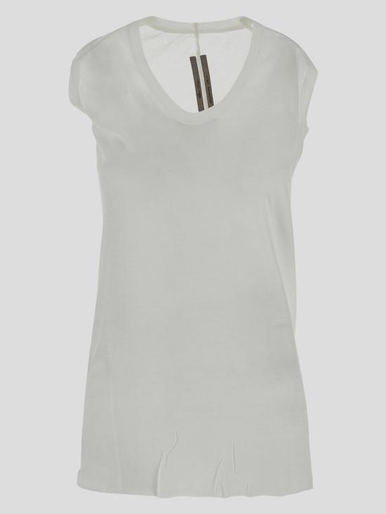 25SS 릭 오웬스 민소매 티셔츠 RP01E7102 UC11 Milk