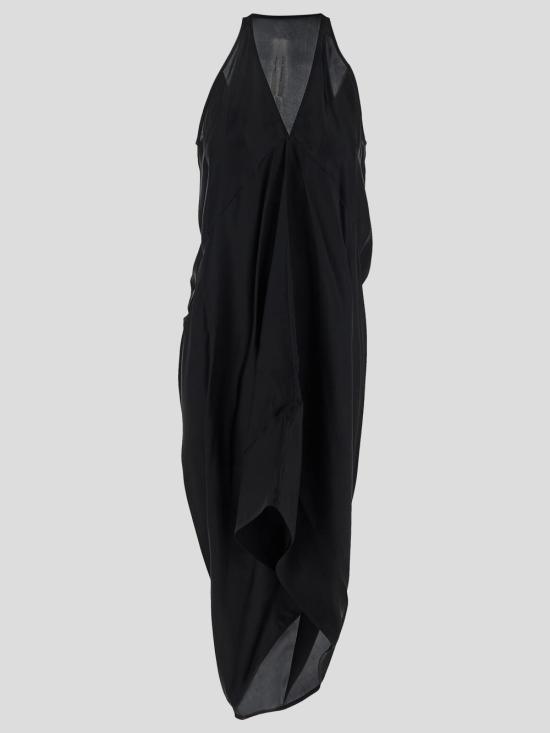 25SS 릭 오웬스 미디 원피스 RP01E7568 J09 Black