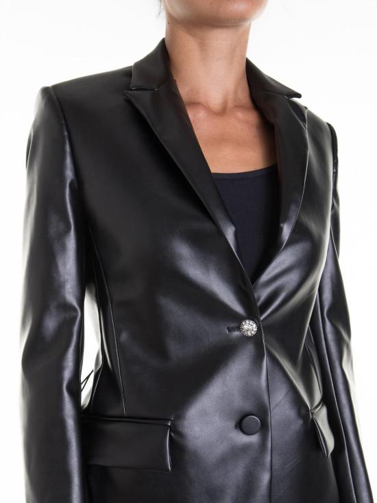  에르마노 설비노 수트 자켓 D39ETCP31ECOMF099 Black - ERMANNO SCERVINO