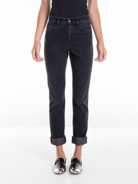  미소니 스트레이트 팬츠 MDI00332BW00EHS9023 Black - MISSONI