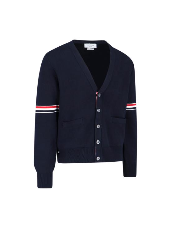 25SS 톰브라운 가디건 MKC310A Y3007 415 Blue - THOM BROWNE