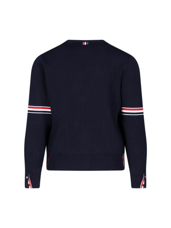 25SS 톰브라운 가디건 MKC310A Y3007 415 Blue - THOM BROWNE