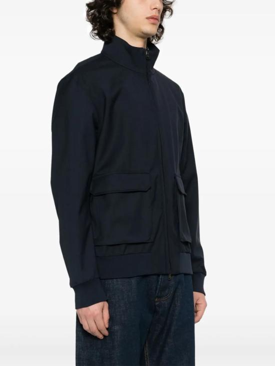  에르노 봄버 자켓 GI000410U33410 navy - HERNO