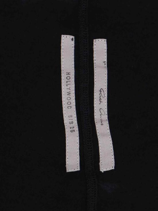 25SS 릭 오웬스 반팔 티셔츠 RO01E7109 UC Black - RICK OWENS