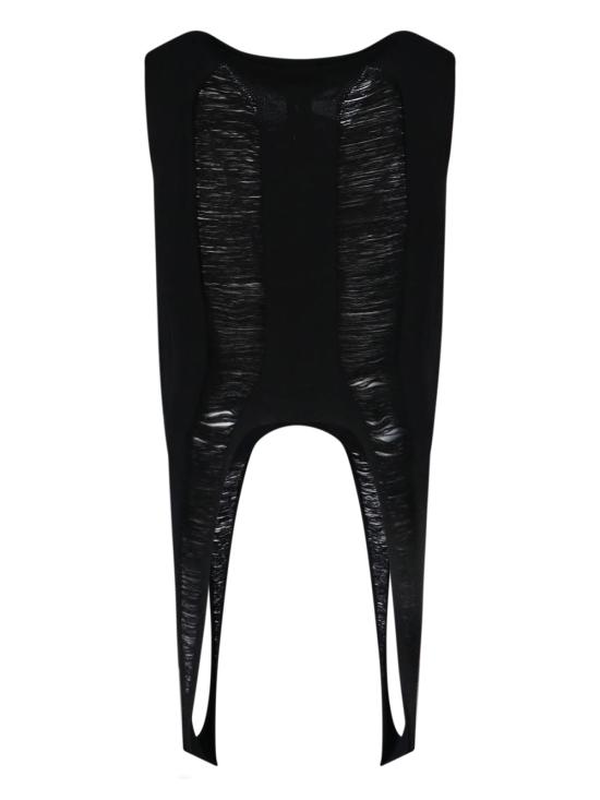 25SS 릭 오웬스 민소매 티셔츠 RO01E7615 KGRIDM 09 Black - RICK OWENS