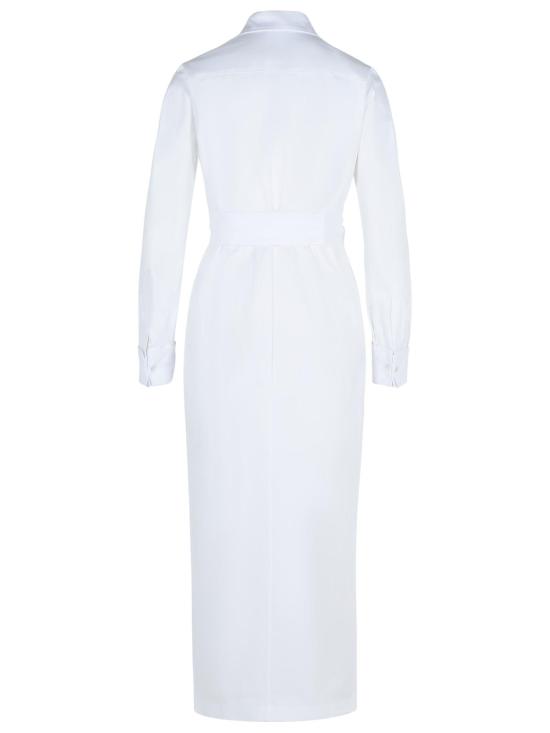 25SS 막스마라 미디 원피스 2511221053002 White - MAX MARA