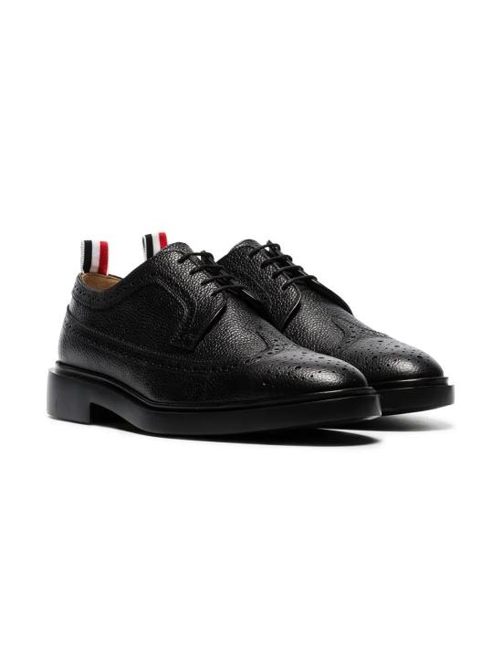  톰브라운 클래식 롱윙 브로그 드레스 슈즈 MFD002H00198 black - THOM BROWNE