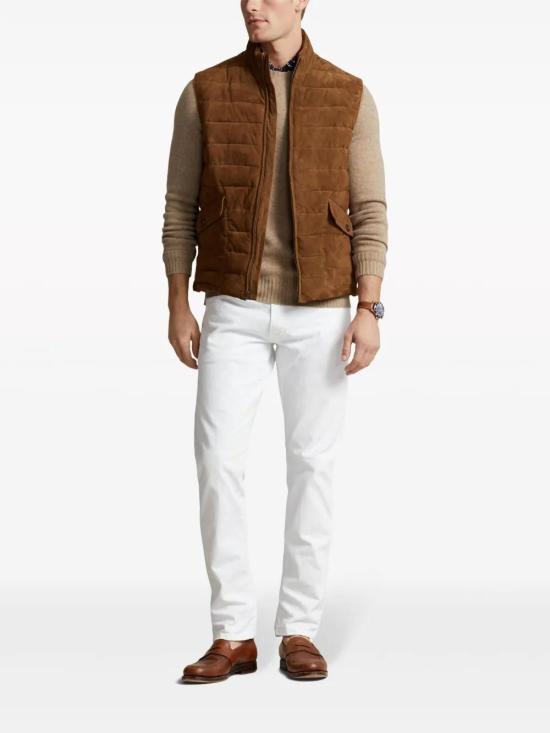  폴로 랄프로렌 베스트 710928531001 cognac - POLO RALPH LAUREN