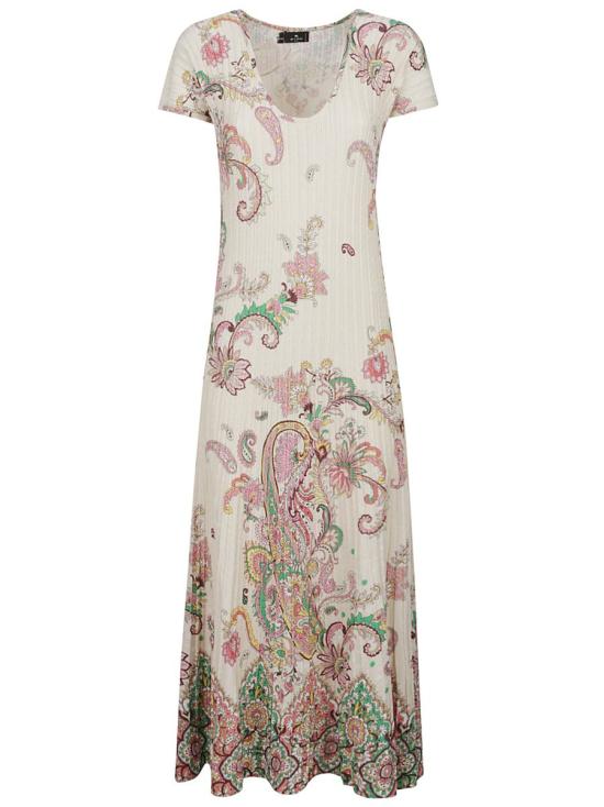 25SS 에트로 롱 원피스 WRKA0078 AK542 WHITE