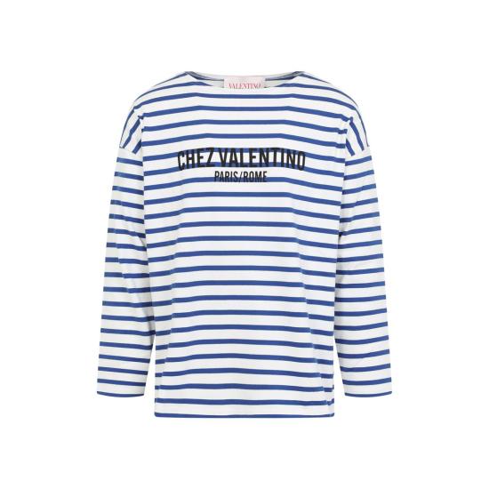 25SS 발렌티노 가라바니 긴팔 티셔츠 6V3MG16RAPV WHITE