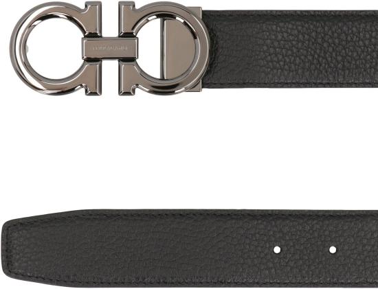  살바토레 페라가모 가죽 벨트 679710 689134 Black - SALVATORE FERRAGAMO