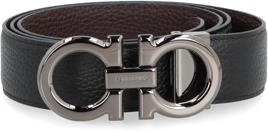  살바토레 페라가모 가죽 벨트 679710 689134 Black - SALVATORE FERRAGAMO