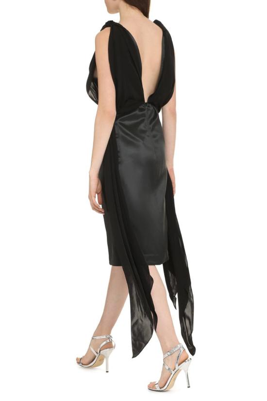  보테가베네타 숏 원피스 747095VKKA0 2275 Black - BOTTEGA VENETA