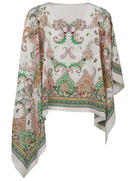 25SS 에트로 케이프 WAXA0013 AK667 WHITE - ETRO