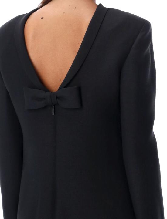 24FW 발렌티노 가라바니 미디 원피스 24A5B0VAC061CF 0NO Black - VALENTINO GARAVANI