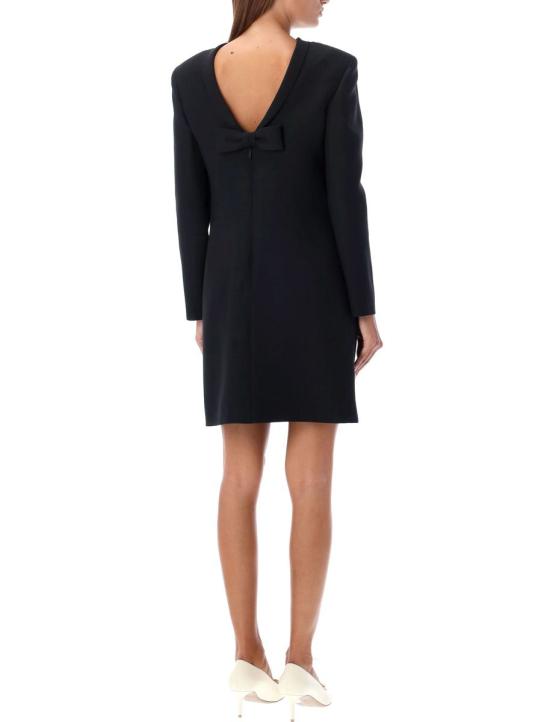 24FW 발렌티노 가라바니 미디 원피스 24A5B0VAC061CF 0NO Black - VALENTINO GARAVANI