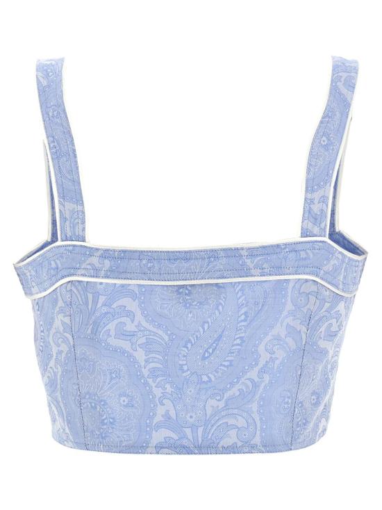 25SS 에트로 민소매 티셔츠 WRJA010199TJ562B1581 BLUE - ETRO