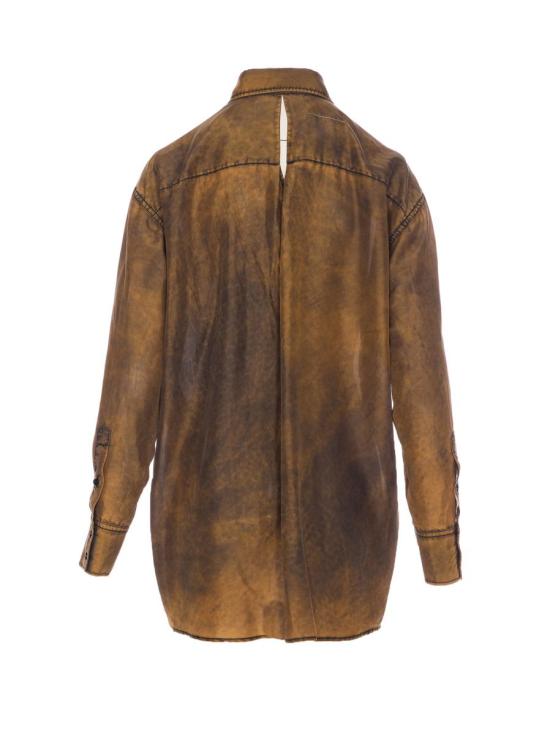 25SS MM6 메종마르지엘라 블라우스 S52DT0046M35244961 BROWN - MM6 MAISON MARGIELA