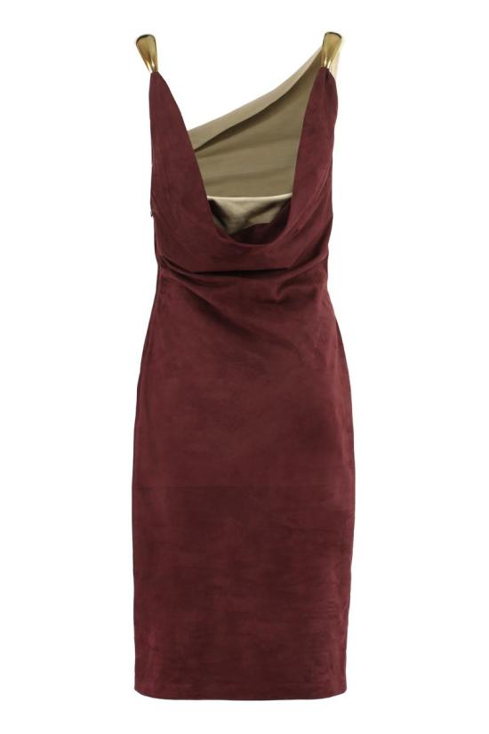  보테가베네타 원피스 739757V2XT0 6106 Red - BOTTEGA VENETA