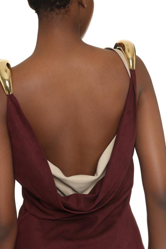  보테가베네타 원피스 739757V2XT0 6106 Red - BOTTEGA VENETA