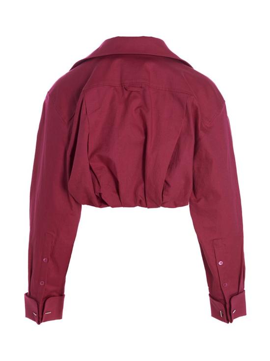  자크뮈스 블라우스 22H223SH014PINK Purple - JACQUEMUS