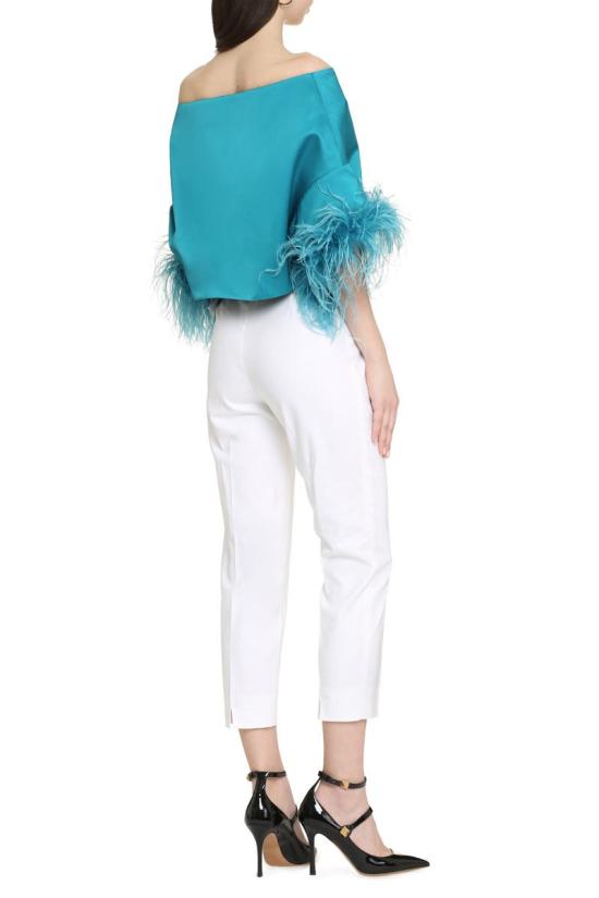  파로쉬 아우터 D420002PPARTY23 032 TURQUOISE - PAROSH