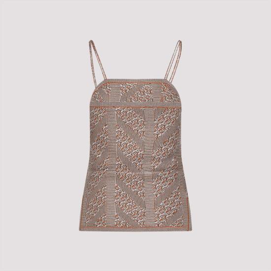 25SS 발렌티노 가라바니 민소매 티셔츠 6B0KM05Y99E 9 MULTICOLOUR - VALENTINO GARAVANI