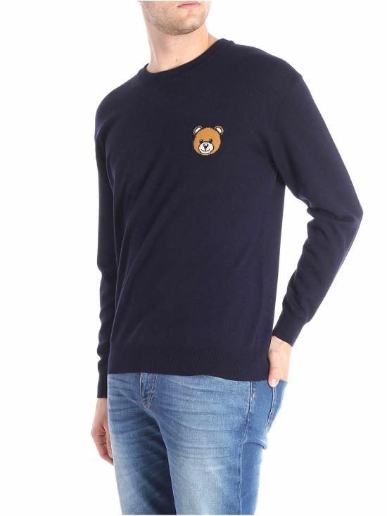  모스키노 스웨터 090252000510 Blue - MOSCHINO