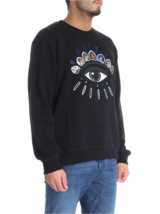  겐조 긴팔 티셔츠 5SW0924XK99 Black - KENZO