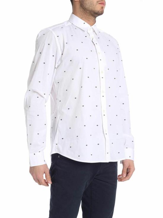  겐조 긴팔 셔츠 5CH2001FM01 White - KENZO