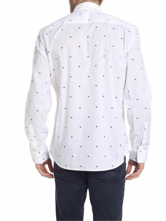  겐조 긴팔 셔츠 5CH2001FM01 White - KENZO