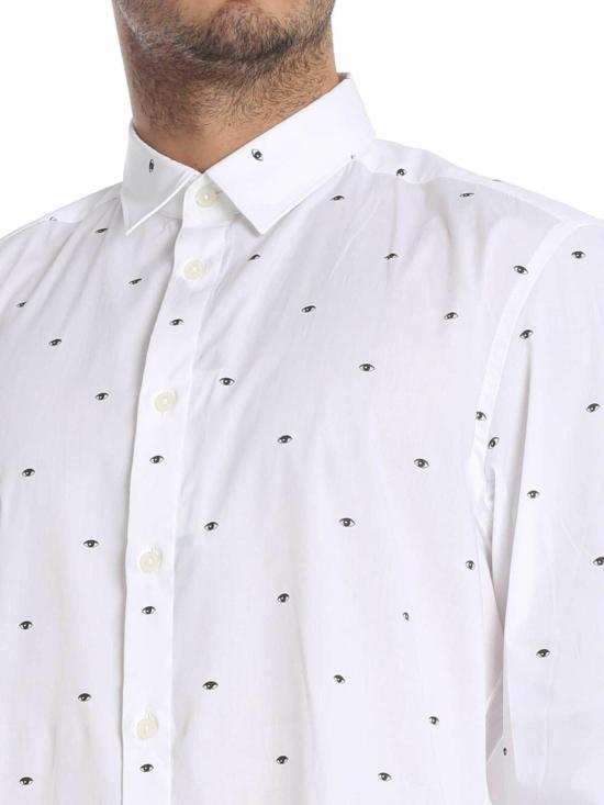  겐조 긴팔 셔츠 5CH2001FM01 White - KENZO