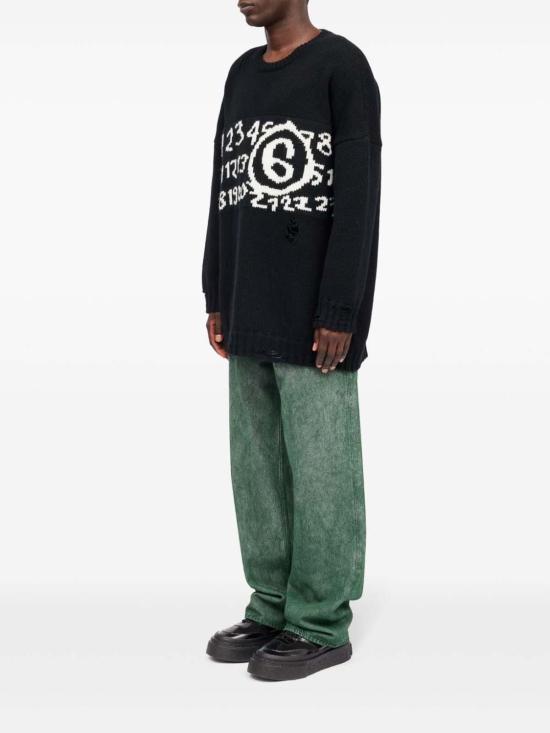  MM6 메종마르지엘라 긴팔 티셔츠 SH2HL0015M13074001J Black - MM6 MAISON MARGIELA