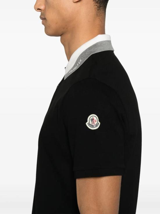  몽클레어 폴로 티셔츠 K10918A0002589A16 black - MONCLER