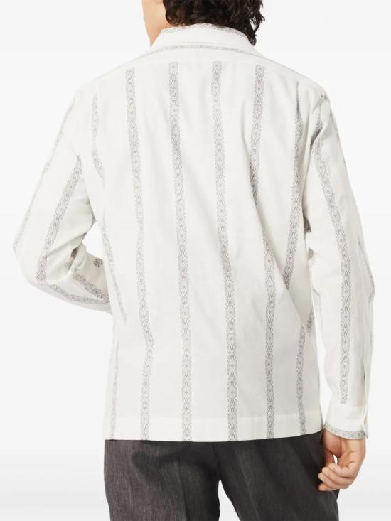  브루넬로 쿠치넬리 긴팔 셔츠 MM6790648C003 white - BRUNELLO CUCINELLI