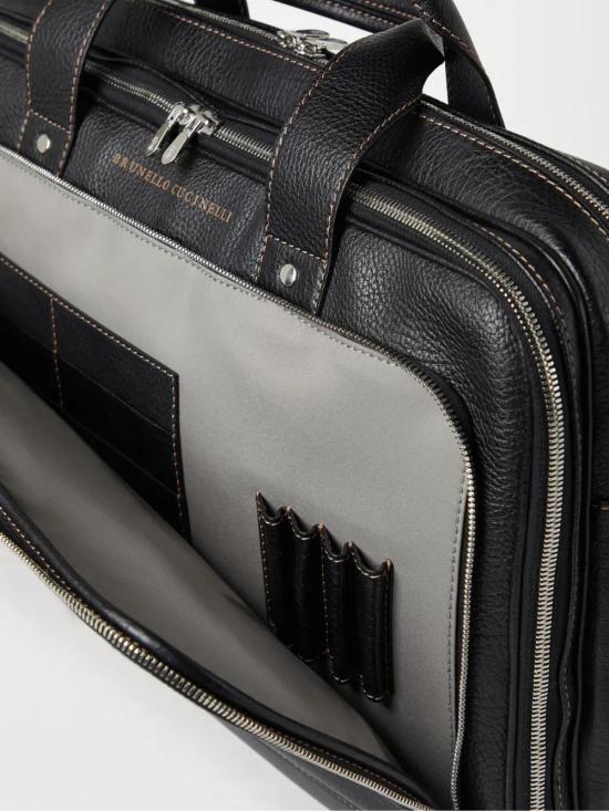  브루넬로 쿠치넬리 토트백 MBZIBU391C101 black - BRUNELLO CUCINELLI