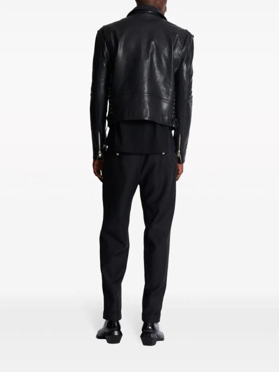  발망 바이커 자켓 DH1TD501LD23 black - BALMAIN